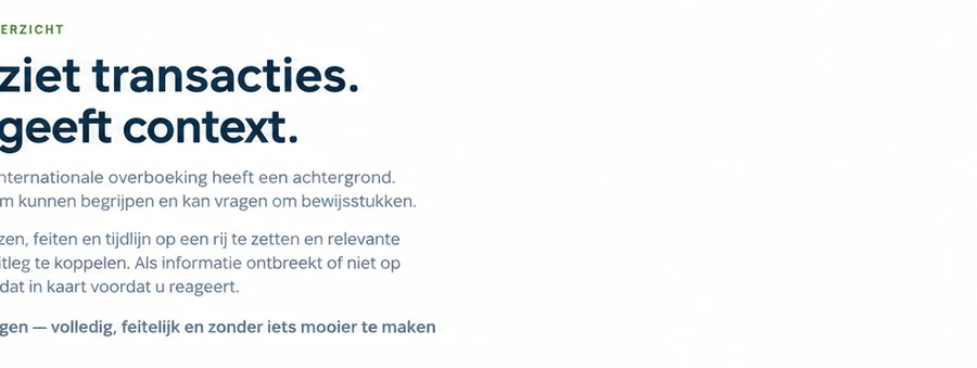Klantonderzoek door de bank